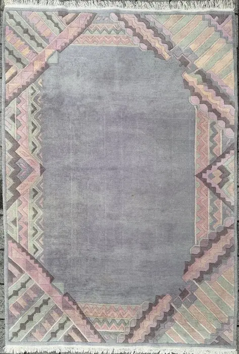 Nepal modern rug - cleaned - hand-knotted - wool - Carpet - 294 cm - 203 cm