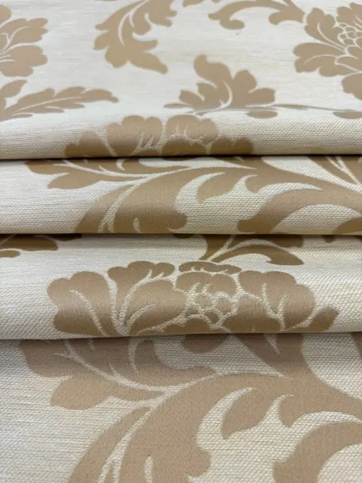 1785 ★Fine jacquard upholstery fabric with floral damask...