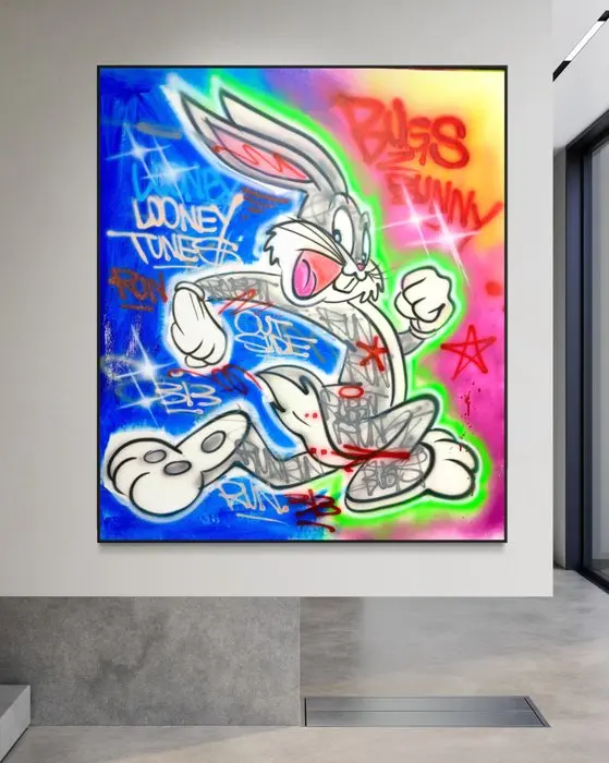 Outside313 - Bugs Bunny - Rabbit Run - Graffiti looney Tunes