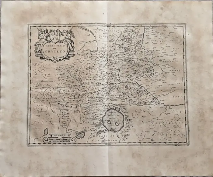 Italy - Topographic survey – Territory of Orvieto; Willem...