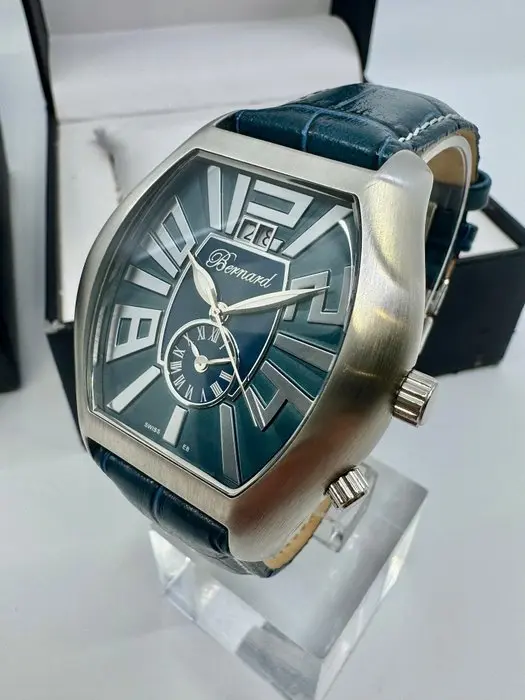 Bernard Genève - Tonneau Grande Date GMT - Fullset - No...
