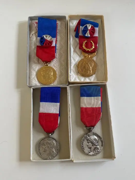 France - Military medal - Set of French Médaille...