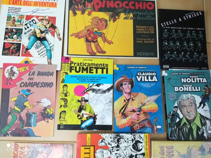 Tex e Galep - 16x fumetti, saggi, gadget - miscellanea - 1 Comic collection