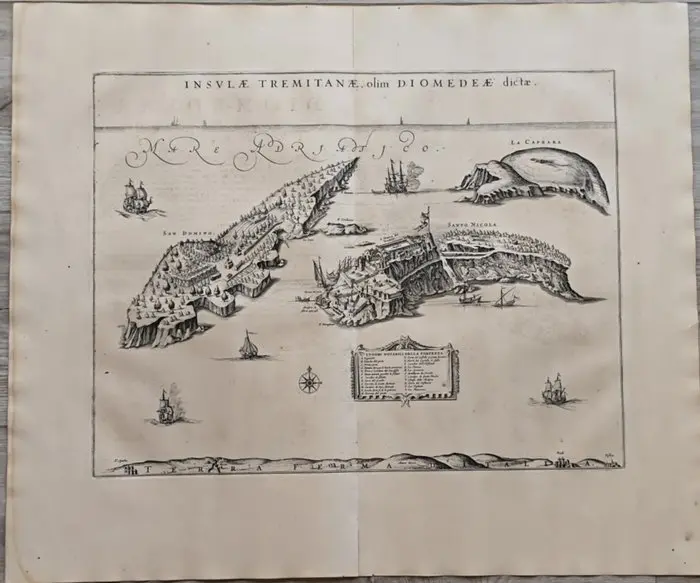 Italy - Topographic survey of the Territory: Tremiti Islands