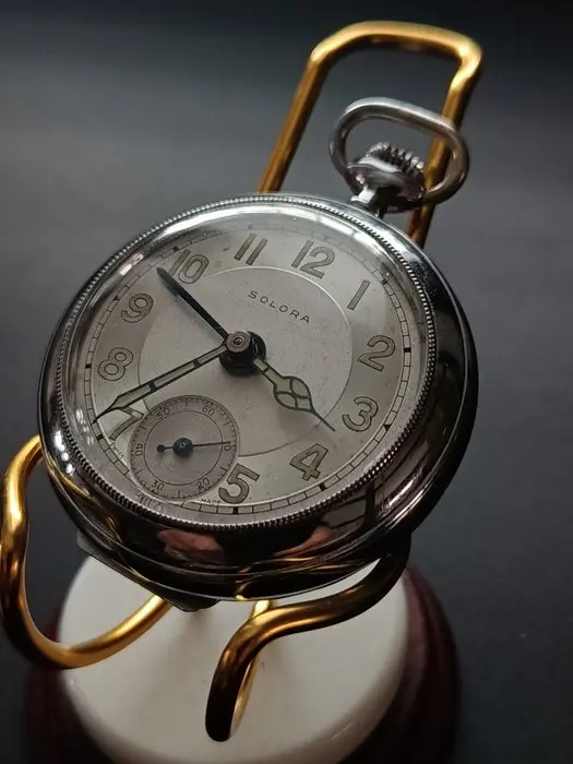 SOLORA - Raro Orologio da Tasca SVEGLIARINO "SOLORA"...