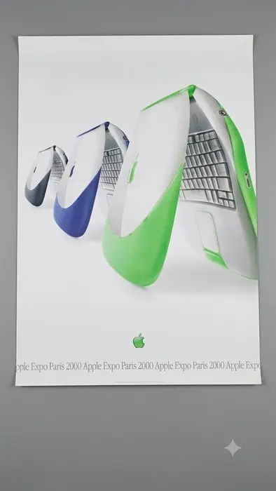 NO RESERVE PRICE iBook G3 "Clamshell" Key Lime & Indigo...