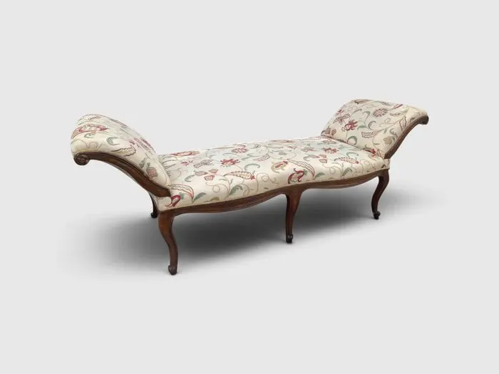 Canapé - Wood, Textile - Italian Mid-Century