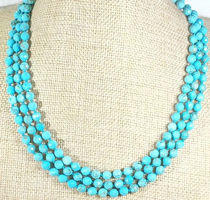 Natural Turquoise - Symbol of the Kingdom of Heaven - 925...