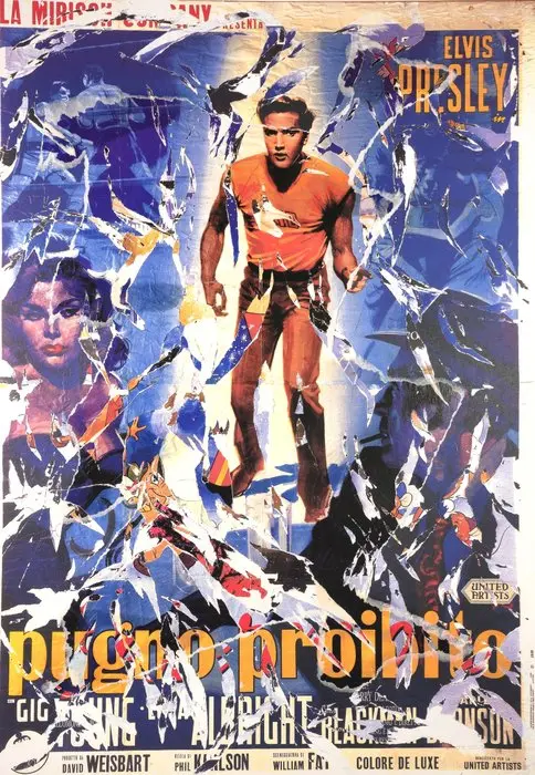 Mimmo Rotella (1918-2006) - Pugno proibito