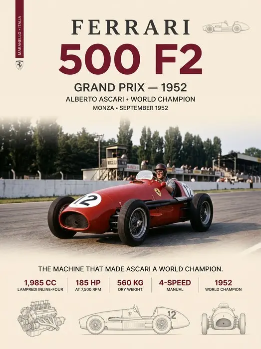 Shmidt.Art - FERRARI 500 F2 - 1950s