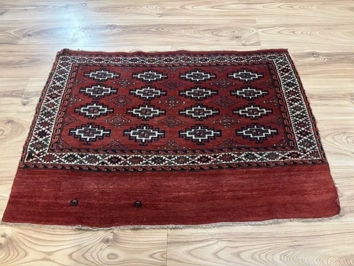 Buchara - Rug - 0.76 m - 1.06 m - Caucasian 1880s fragment!