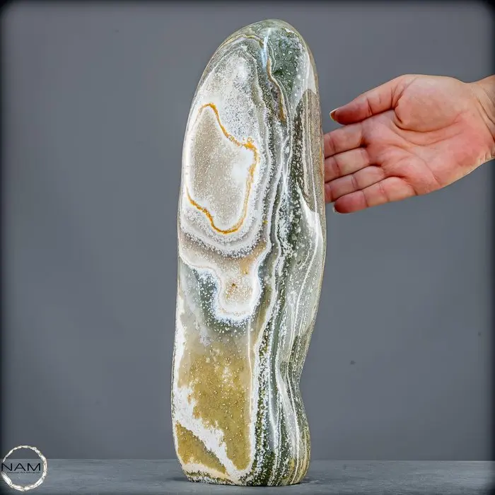 Ocean Jasper Freeform – An elegant natural work of art with exceptional