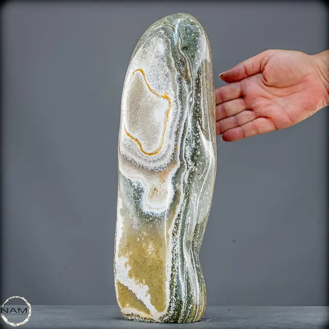 Ocean Jasper Freeform – An elegant natural work of art with exceptional