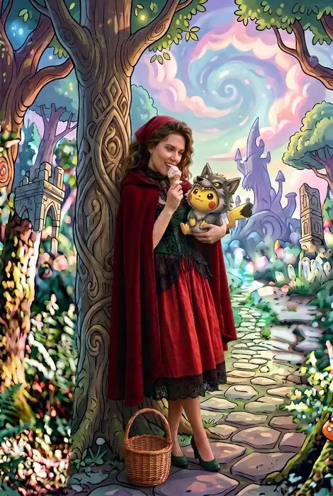 I_KONIQ - The bad Scarlett Little Red Riding Hood and the sweet Wolf Pika