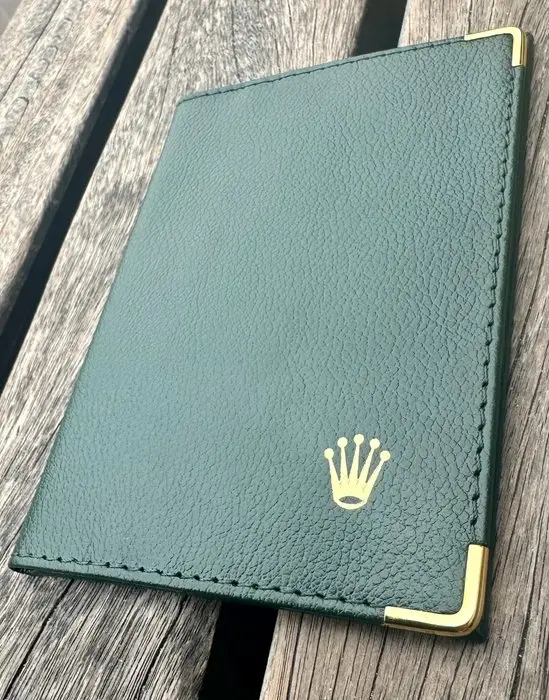 Rolex - “MATTE” / LEATHER ” - Passport Holder - Rolex Geneva Switzerland