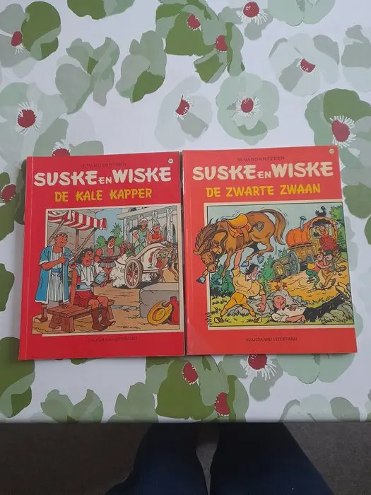 Suske en Wiske VK 122 & 123 - De kale kapper / De zwarte...