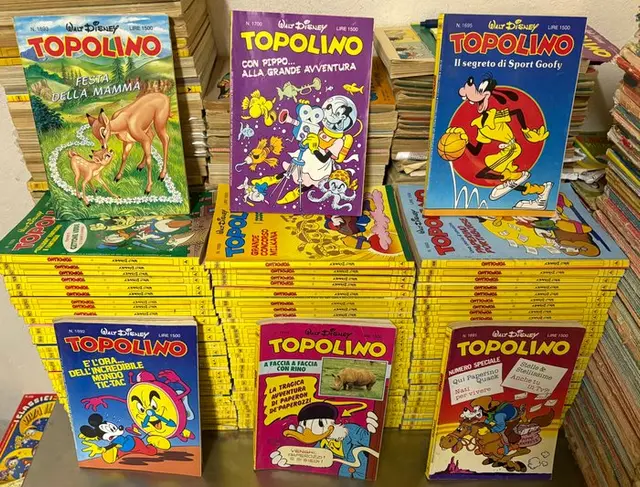Topolino 1601/1700 - Lotto di 94 libretti - 94 Comic - First edition