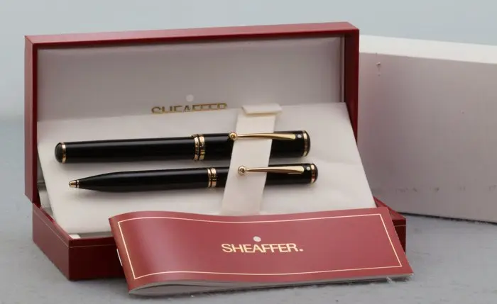 Sheaffer - Parure Connaisseur Lustre black FP/BP - Fountain pen