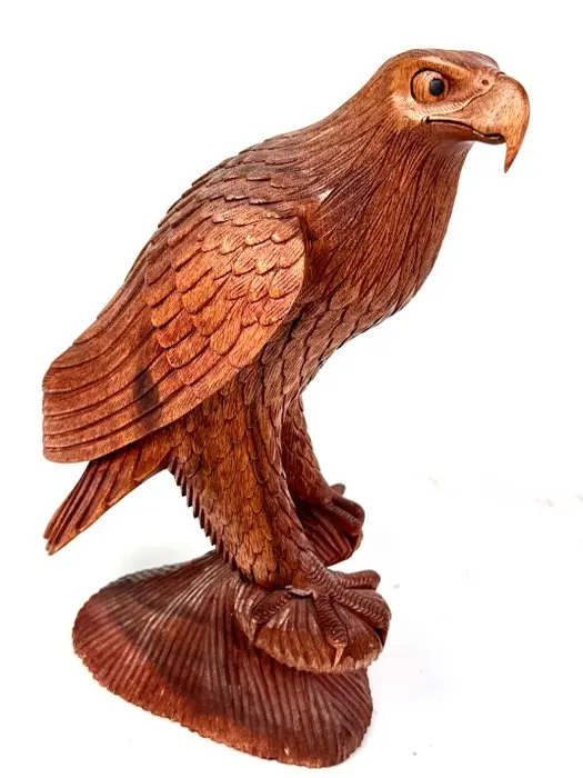 Sculpture, Aquila Reale - 50 cm - Wood