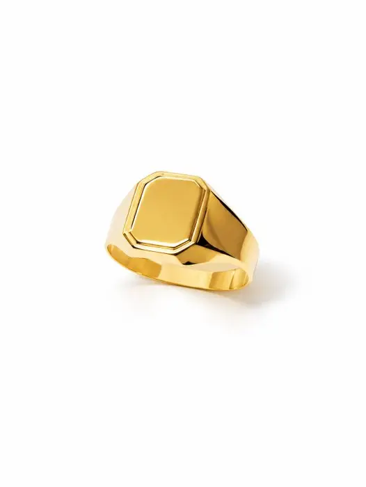 No reserve price - Ring - 18 kt. Yellow gold - Ring size 22, polished, 1.7 g