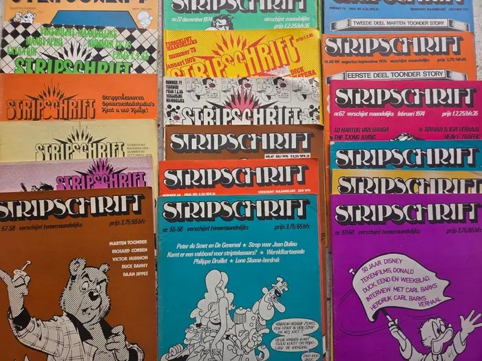 Stripschrift in de range van 3 t/m 76 - 135 Album - First edition - 1968/1975