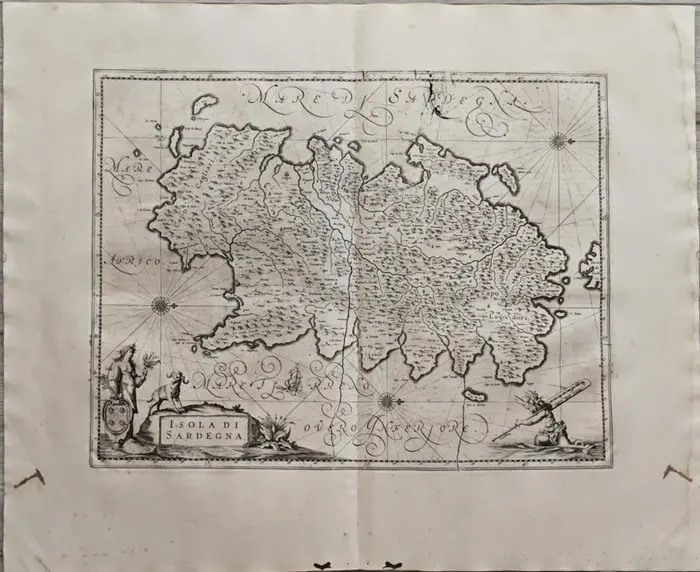 Italy - Topographic survey – Sardinia Territory; Willem...