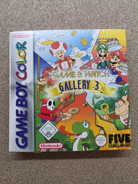 Extremely Rare Nintendo Game Boy "Game & Watch Gallery 3"...