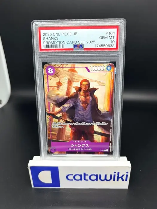One Piece - 1 Graded card - Shanks P - P-104 - PSA 10...