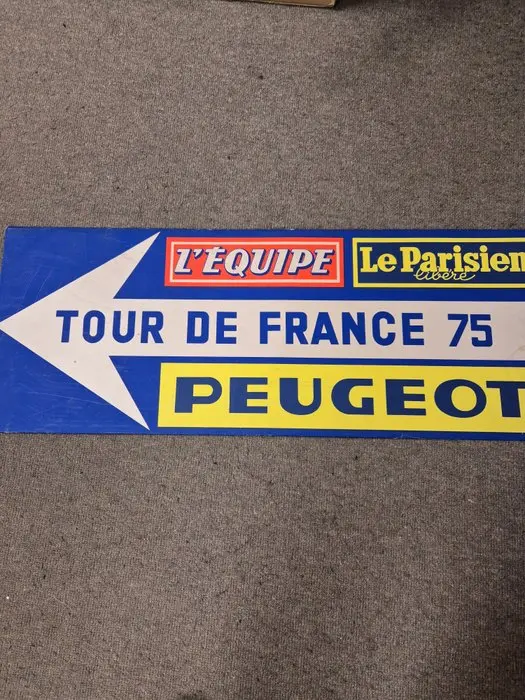 Old cycling event signs - Road/traffic sign (9) - Plastic
