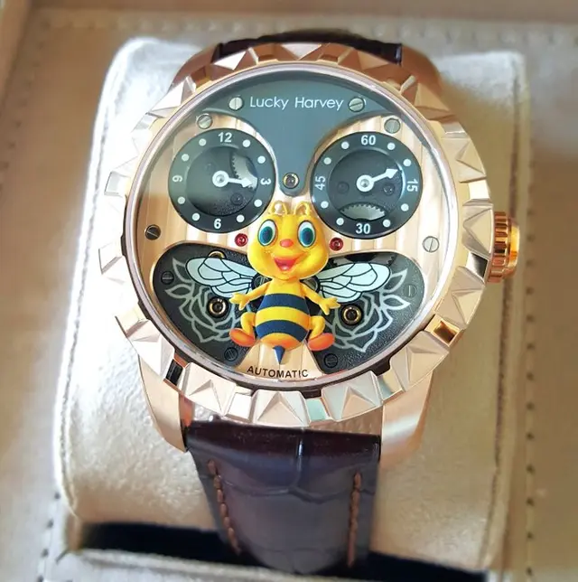 Lucky Harvey - HONEY BEE - Automatic - MOVING WINGS...