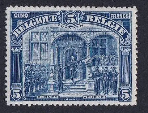Belgium 1915 - 5F Veurne - FRANKEN - OBP/COB 147