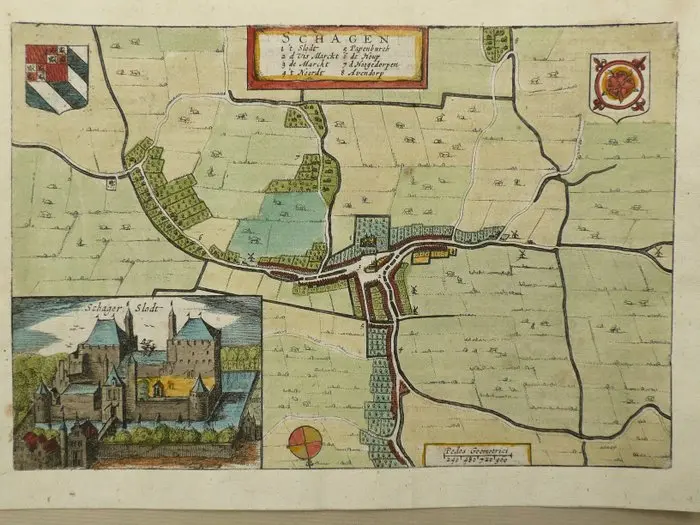 Netherlands - Schagen; J. Blaeu - Schagen - 1649