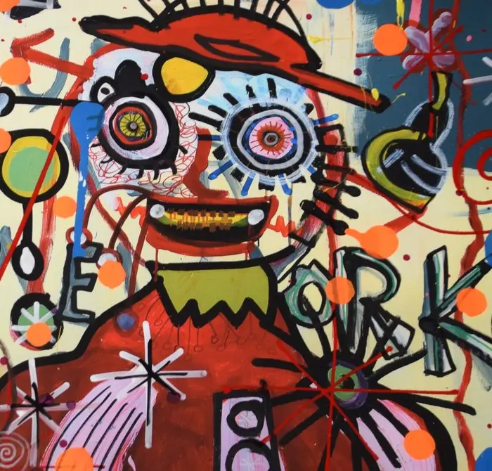 Paul Kostabi (1962) - Red Hut