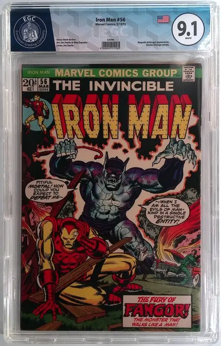 Iron Man #56 - EGC 9.1 - 1 Graded comic - First edition - 1973
