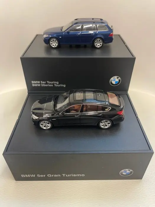1:43 - Modellino di auto sportiva (2) - BMW 5er Gran Turismo e BMW 5er Touring (modellini)