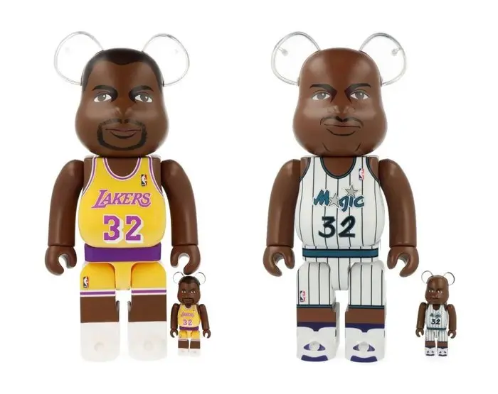 BE@RBRICK Magic Johnson / Shaquille O'Neal 400% + 100%