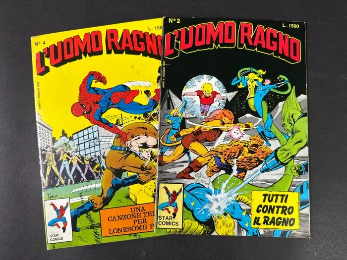 Uomo Ragno nn 2, 4 - 2 Album - First edition - 1987