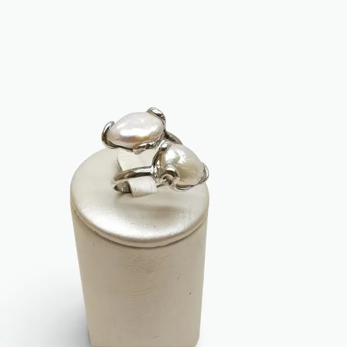 Pearl - Sterling Silver 925 - Ring - Italian craftsmanship