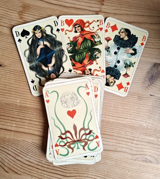 Otto Tragy - Playing cards - Jugendstil Whist Spielkarten No. 260 - Paper