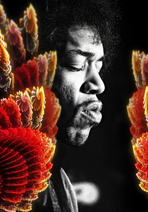 Robert Günther - Jimi HENDRIX als Collage (1999)