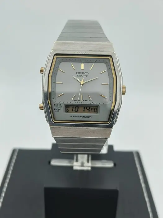 Seiko - Ana-Digi Alarm Chronograph - No reserve price - Men - 1980-1989