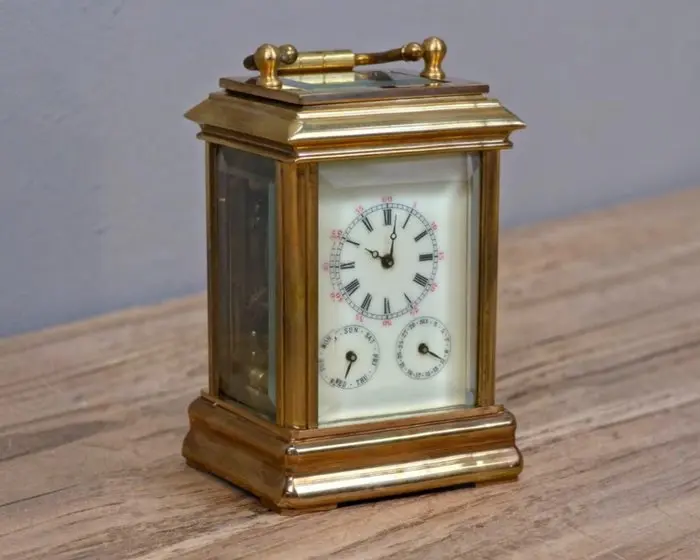 Carriage clock - Enamel, Glass, Brass - 2000-2010 - French travel