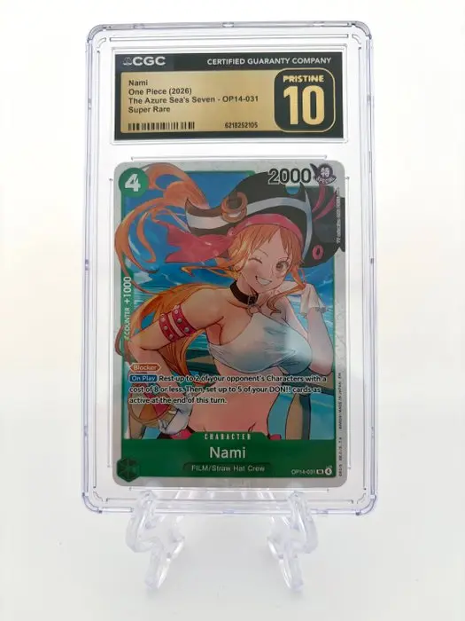 One Piece - 1 Graded card - One Piece - Nami - The Azure...