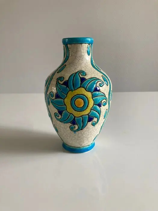 Boch Frères - Charles Catteau - Vase - D889 - Earthenware - Art Deco period