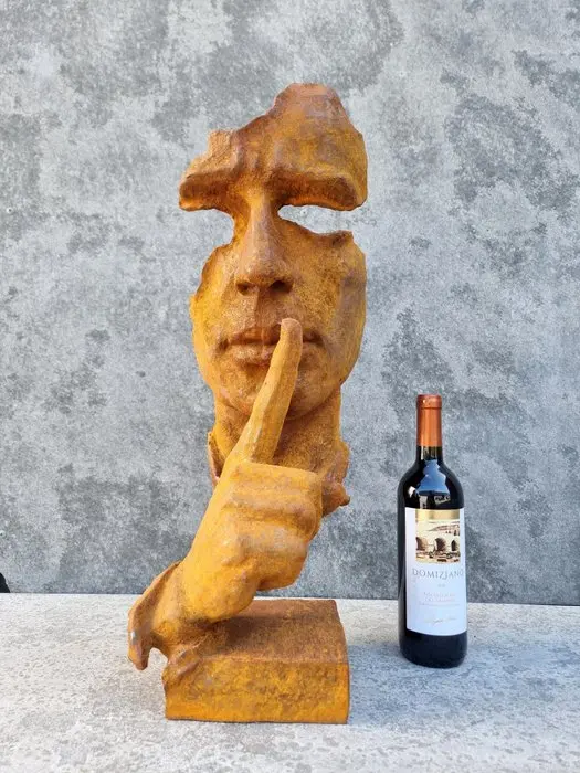 Sculpture, Speak no evil - 60 cm - Iron