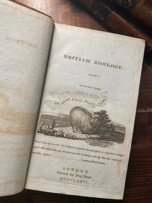 Thomas Pennant - British Zoology (4 voll.) - 1776-1777