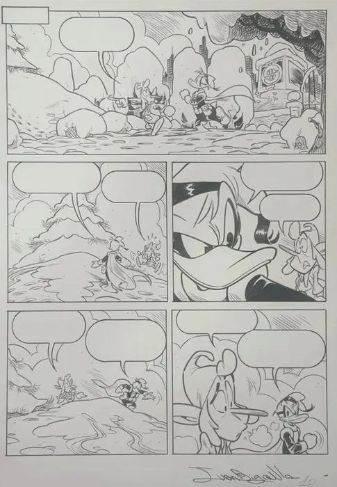 Ivan Bigarella - 1 Original page - Topolino - n