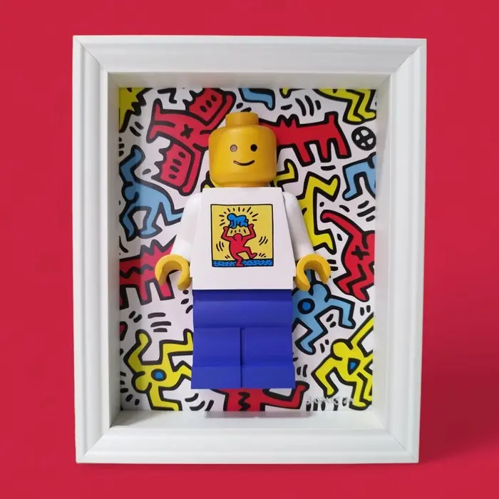 BADFACE (XXI) - Tribute to Lego Keith Haring Edition