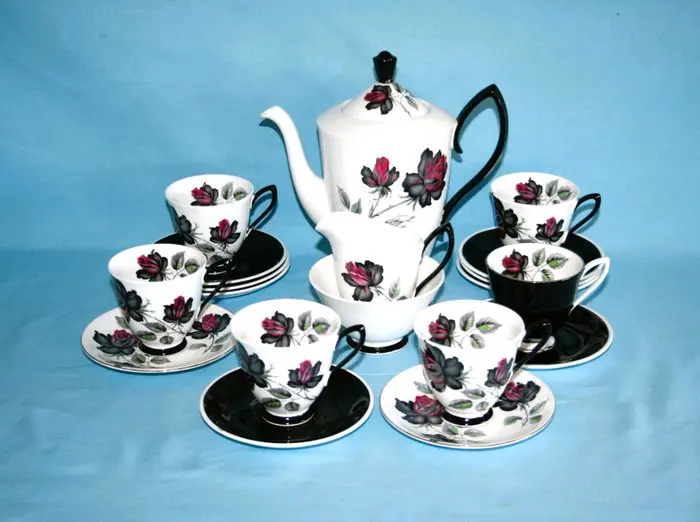 Royal Albert - Masquerade - Coffee set for 6 (21) - Bone china
