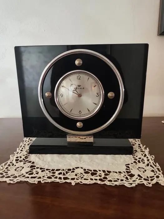Clock - Bart Design - Vintage - Alexandrite glass - 1940-1950